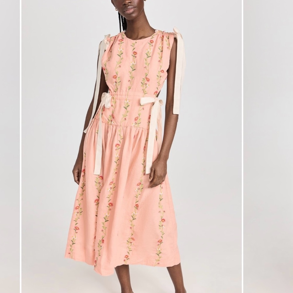 Agua Bendita Guaguanco Remedios Midi Dress